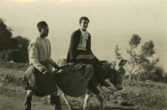 Unknown Group with a Donkey in Morocco (Photographs of People in James McBey's Life)