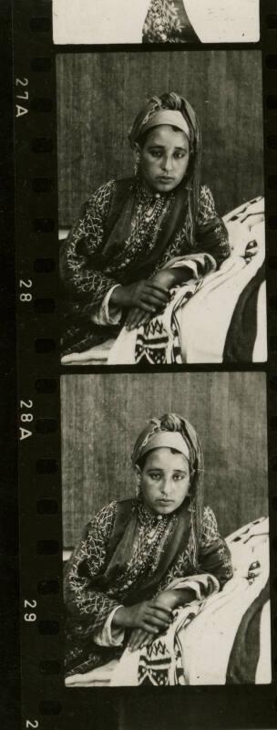 Portrait of Unknown Woman in Traditional Moroccan Dress (Photographs of Morocco)