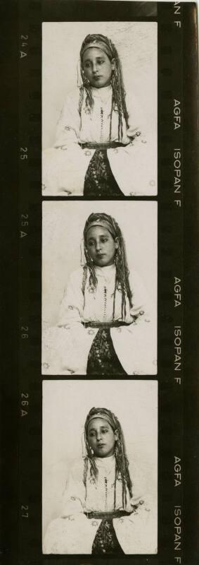 Portrait of Unknown Woman in Traditional Moroccan Dress (Photographs of Morocco)