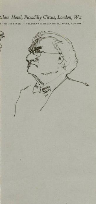 Sketch, Possibly a Self Portrait