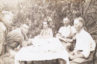 Soldiers Having Tea (Photograph Album Belonging to James McBey)