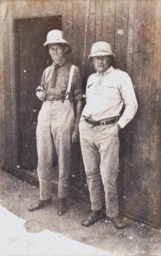 James McBey and Unidentified Soldier (Photograph Album Belonging to James McBey)