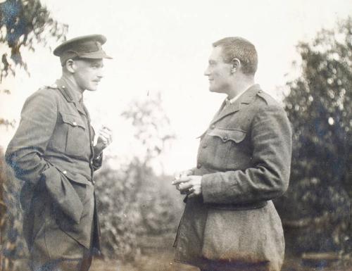 James McBey in Conversation (Photograph Album Belonging to James McBey)