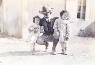 Lowell Thomas and Two Sisters (Photograph Album Belonging to James McBey)