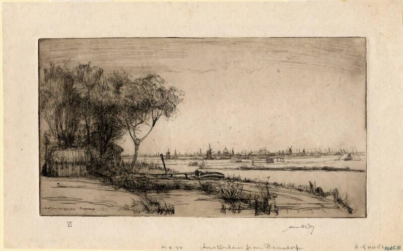 Amsterdam From Ransdorp by James McBey 