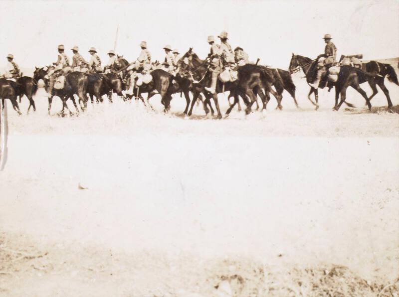 Troops on Horseback (Photograph Album Belonging to James McBey)