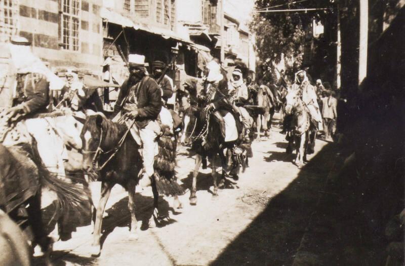 March in to Damascus (Photograph Album Belonging to James McBey)