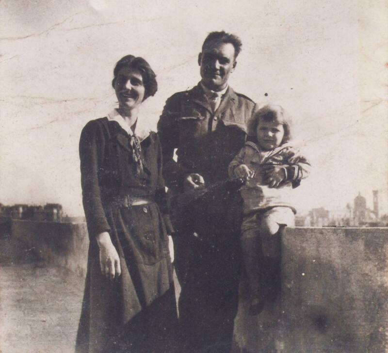 James McBey, Mrs. A. and Child (Photograph Album Belonging to James McBey)