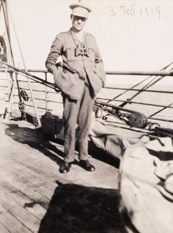 James McBey Sailing Home (Photograph Album Belonging to James McBey)