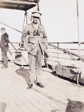 James McBey Sailing Home (Photograph Album Belonging to James McBey)