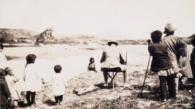 James McBey Painting (Photograph Album Belonging to James McBey)