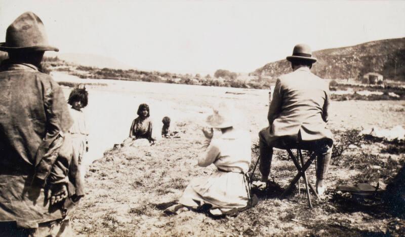 James McBey Painting (Photograph Album Belonging to James McBey)