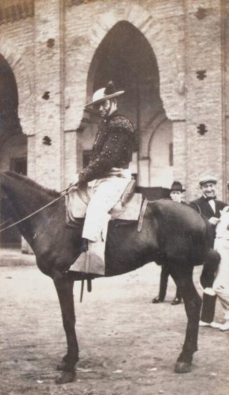 Horse and Rider (Photograph Album Belonging to James McBey)