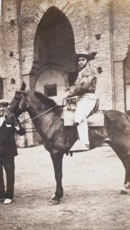 Horse and Rider (Photograph Album Belonging to James McBey)