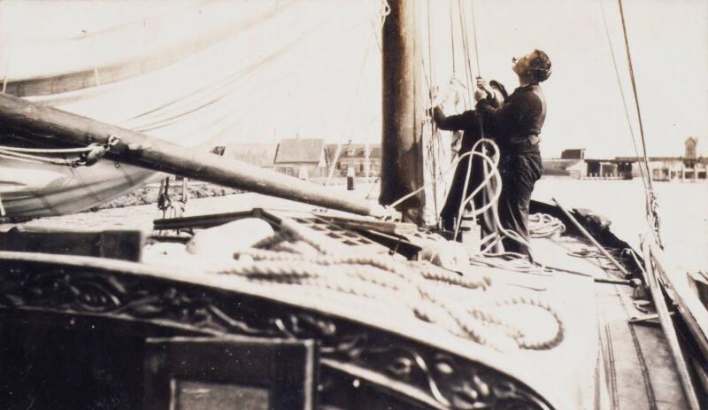 James McBey Sailing (Photograph Album Belonging to James McBey)