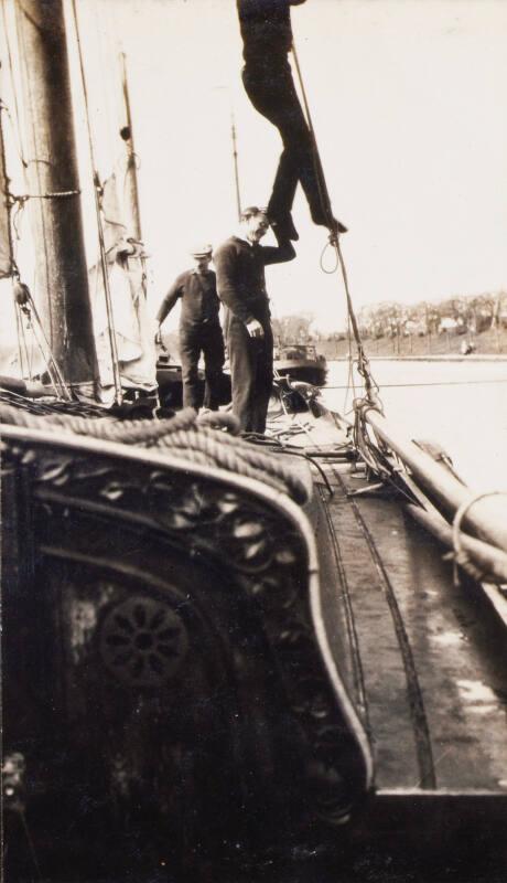 James McBey Sailing (Photograph Album Belonging to James McBey)