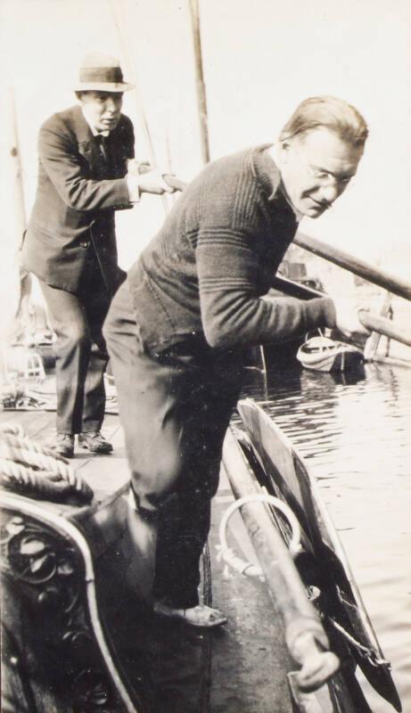 James McBey Sailing on The Esna (Photograph Album Belonging to James McBey)