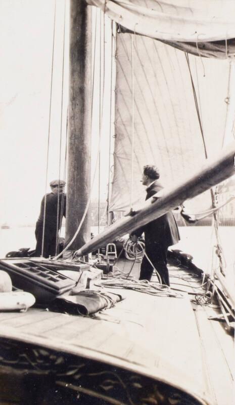 James McBey Sailing (Photograph Album Belonging to James McBey)