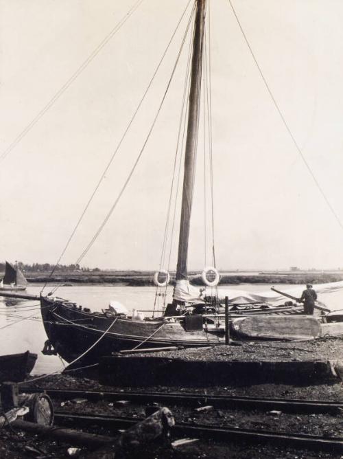 Docked Boat (Photograph Album Belonging to James McBey)