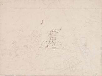 Workmen At A Limekiln