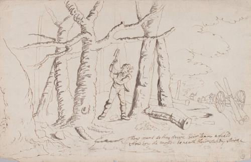 Woodmen At Work - Illustration To Gray's "Elegy" (Stanza)