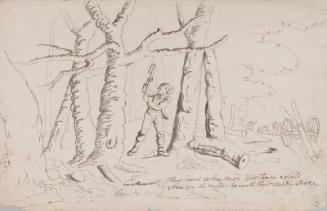 Woodmen At Work - Illustration To Gray's "Elegy" (Stanza)