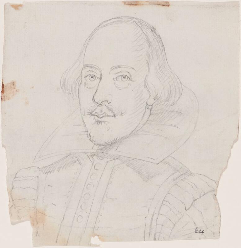 Drawing from a Portrait of Shakespeare