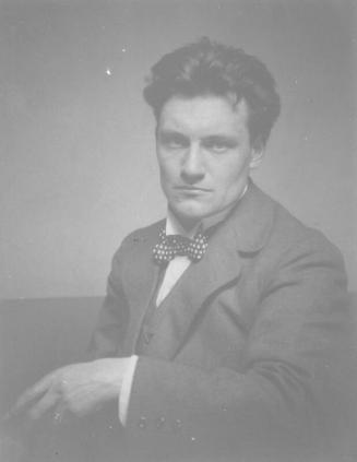 Negative of James McBey, 1910 (Photographs of James McBey)