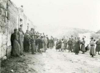 James McBey Sketching Near Hebron (Photographs of James McBey)