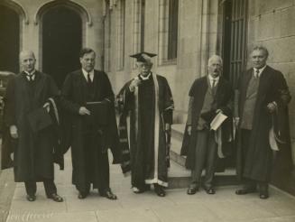 McBey with Academics of the University of Aberdeen (Photographs of James McBey)