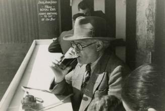 James McBey Drinking at the Prospect of Whitby (Photographs of James McBey)