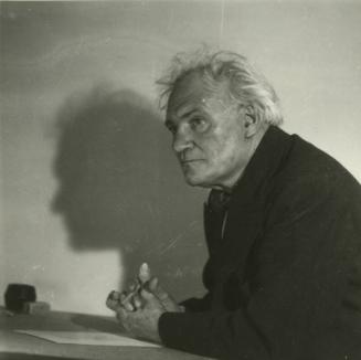 Portrait of James McBey with Shadow on the Wall  (Photographs of James McBey)