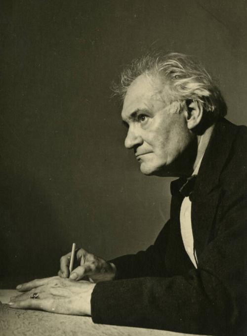 Portrait of James McBey with Shadow on the Wall  (Photographs of James McBey)