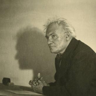 Portrait of James McBey with Shadow on the Wall  (Photographs of James McBey)