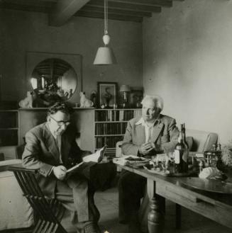 James McBey and an Unknown Gentleman (Photographs of James McBey)