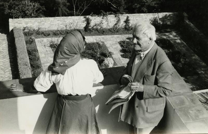 James and Marguerite McBey Outside El Foolk (Photographs of James McBey)