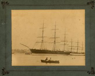 Black and white photograph showing Sailing Ship SAMUEL PLIMSOLL