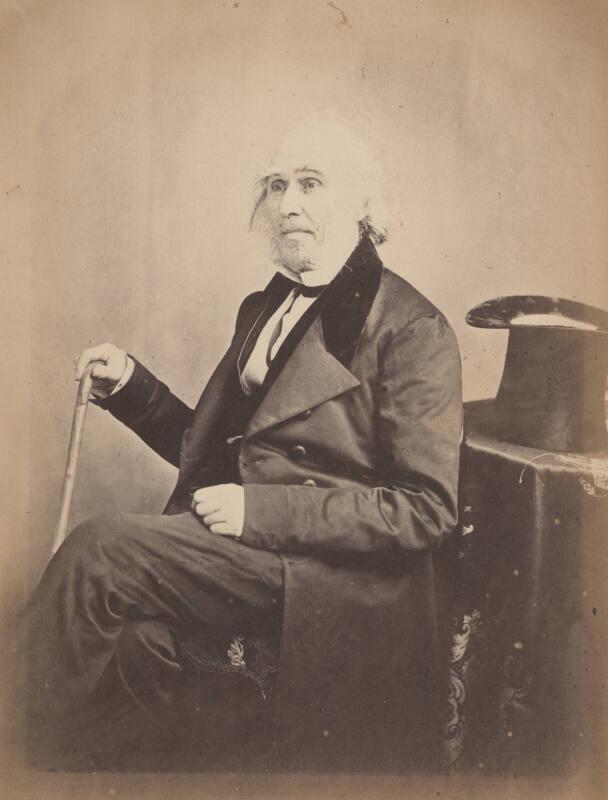 Black and white photograph showing William Duthie, founder of the Duthie shipyard