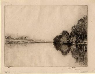 The Towy At Carmarthen by James McBey