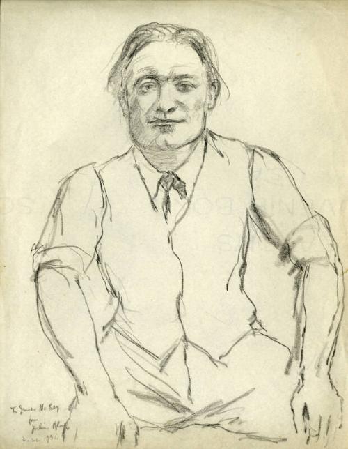 An Original Sketch of James McBey