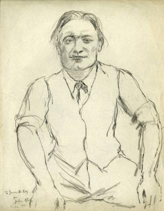 An Original Sketch of James McBey