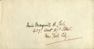 Correspondence from James McBey to Marguerite Loeb (later McBey)