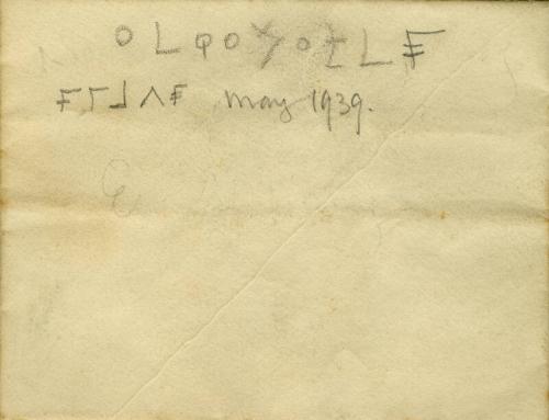 Envelope Containing Hair (Letters and Memorabilia Belonging to James McBey)