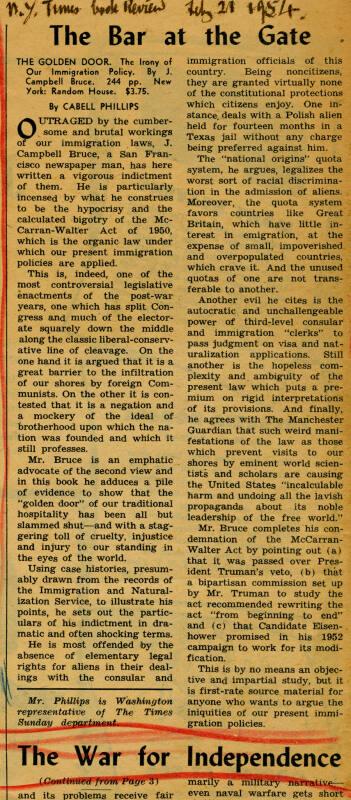 The Bar at the Gate (Legal Documents Belonging to James McBey)