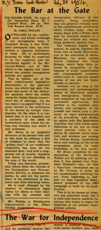 The Bar at the Gate (Legal Documents Belonging to James McBey)