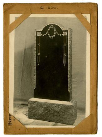 Photograph of Memorial Stone, Design No. 1230