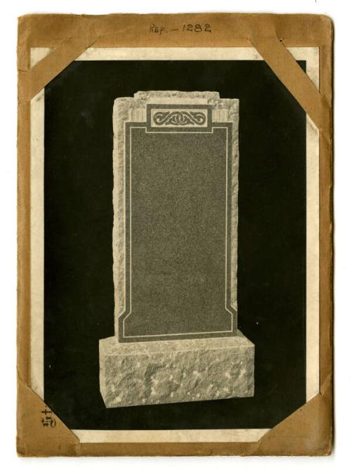 Photograph of Memorial Stone, Design No. 1282