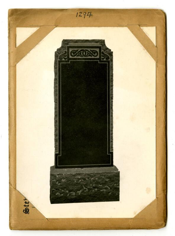 Photograph of Memorial Stone, Design No. 1294