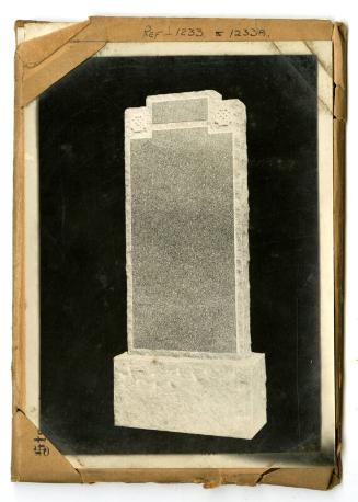 Photographs of Memorial Stones, Design No. 1233