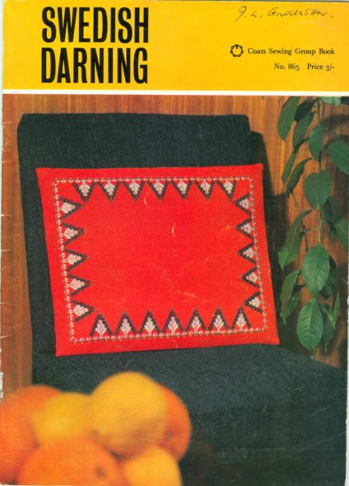 'Swedish Darning' Sewing Pattern Booklet